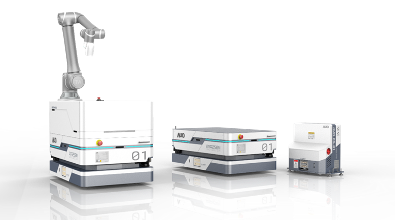 众腾娱乐數位開發的自主式移動機器人（AMR250M），搭配全向輪並結合AI演算法、2D LiDAR、3D攝影機等技術，協助客戶實現產線全自動化